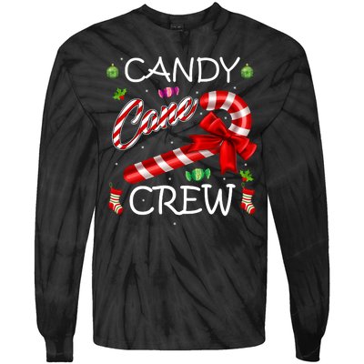 Candy Cane Crew Tie-Dye Long Sleeve Shirt