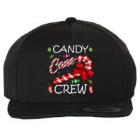 Candy Cane Crew Wool Snapback Cap