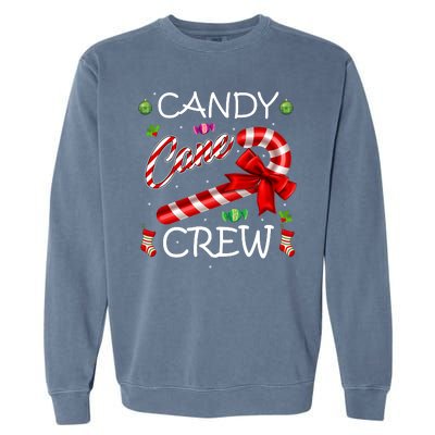 Candy Cane Crew Garment-Dyed Sweatshirt