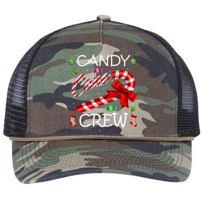 Candy Cane Crew Retro Rope Trucker Hat Cap