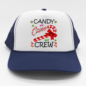 Candy Cane Crew Trucker Hat