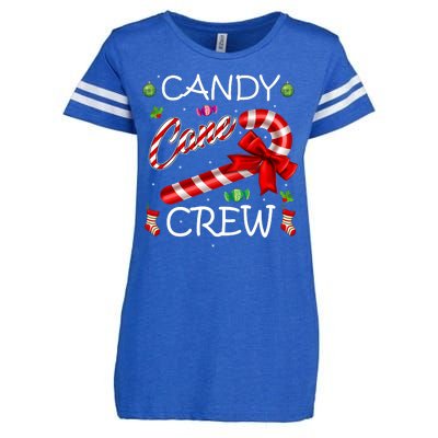 Candy Cane Crew Enza Ladies Jersey Football T-Shirt