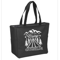 Camp Counselor Zip Tote Bag