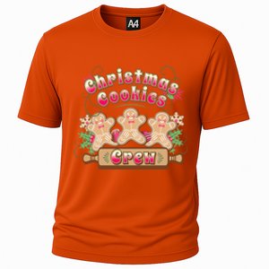 Christmas Cookies Crew Baking Season Meaningful Gift Cooling Performance Crew T-Shirt