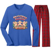 Christmas Cookies Crew Baking Season Meaningful Gift Women's Long Sleeve Flannel Pajama Set 