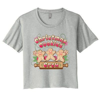 Christmas Cookies Crew Baking Season Meaningful Gift Women's Crop Top Tee