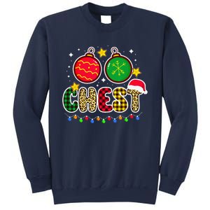 Couples Christmas Chestnuts Matching Chest And Nuts Gift Sweatshirt