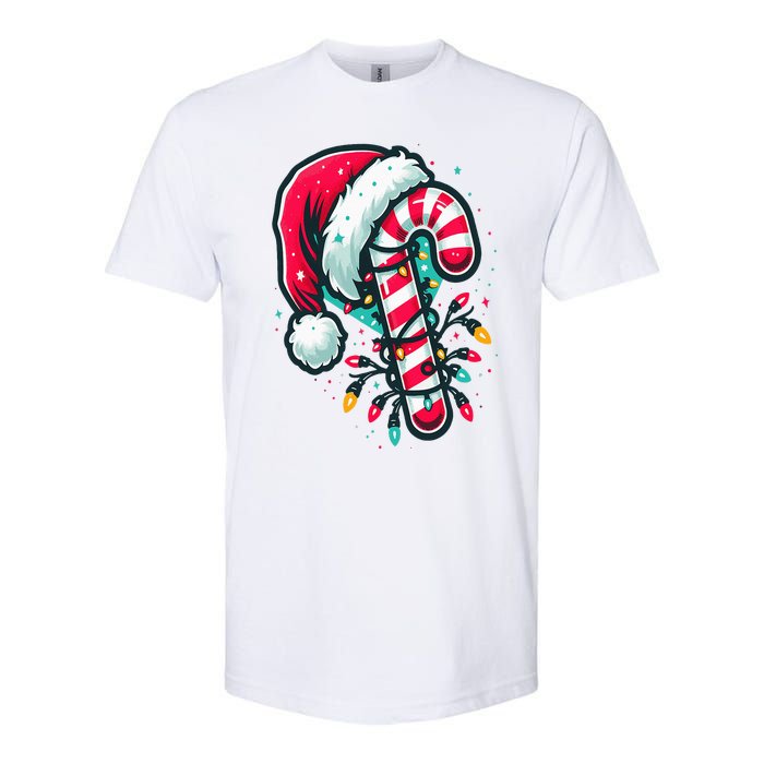 Candy Cane Crew Christmas Lights Family Matching Xmas Softstyle® CVC T-Shirt