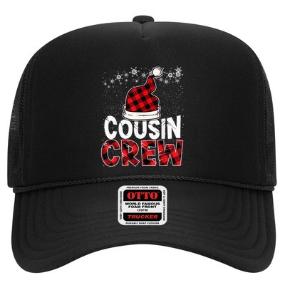 Christmas Cousin Crew Buffalo red plaid Pajamas Family Xmas Trucker Hat