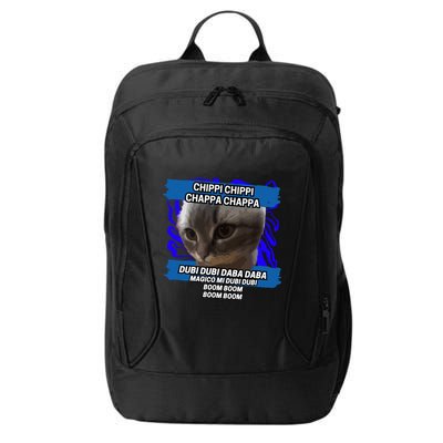 Chippi Chippi Chappa Chappa Dancing Cat Meme City Backpack