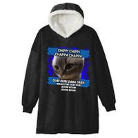 Chippi Chippi Chappa Chappa Dancing Cat Meme Hooded Wearable Blanket