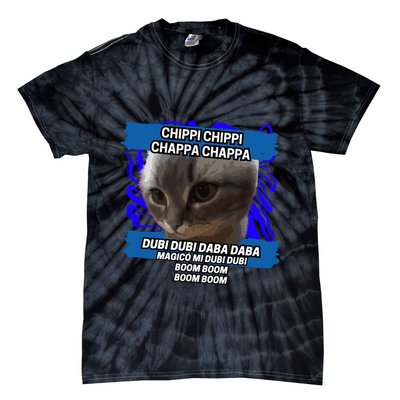 Chippi Chippi Chappa Chappa Dancing Cat Meme Tie-Dye T-Shirt