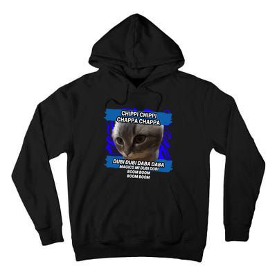 Chippi Chippi Chappa Chappa Dancing Cat Meme Tall Hoodie