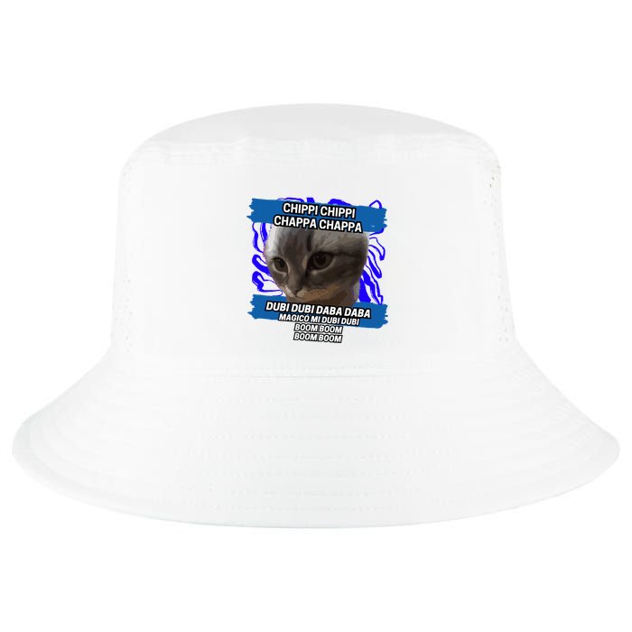 Chippi Chippi Chappa Chappa Dancing Cat Meme Cool Comfort Performance Bucket Hat