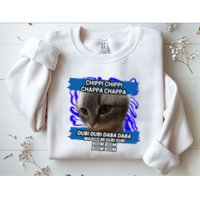 Chippi Chippi Chappa Chappa Dancing Cat Meme Sweatshirt