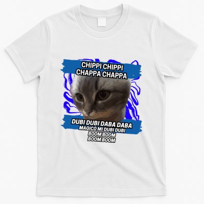 Chippi Chippi Chappa Chappa Dancing Cat Meme T-Shirt