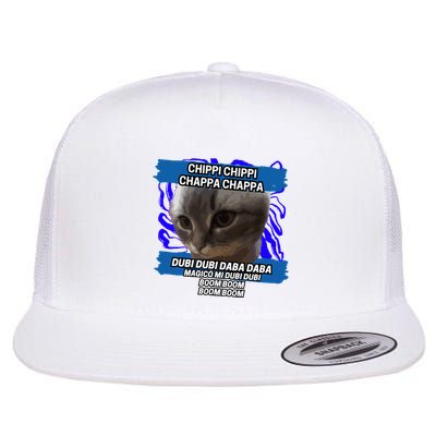 Chippi Chippi Chappa Chappa Dancing Cat Meme Flatbill Hat