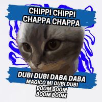 Chippi Chippi Chappa Chappa Dancing Cat Meme Mesh Reversible Basketball Jersey Tank