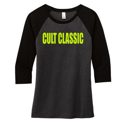 Cult Classic Women's Tri-Blend 3/4-Sleeve Raglan Shirt