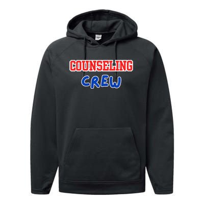 Counseling Crew Counselor Premium Performance Fleece Hoodie