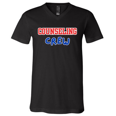 Counseling Crew Counselor Premium V-Neck T-Shirt