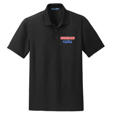 Counseling Crew Counselor Premium Dry Zone Grid Polo