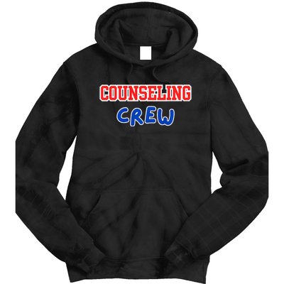 Counseling Crew Counselor Premium Tie Dye Hoodie