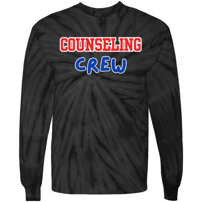 Counseling Crew Counselor Premium Tie-Dye Long Sleeve Shirt