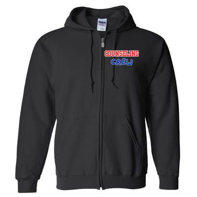 Counseling Crew Counselor Premium Full Zip Hoodie