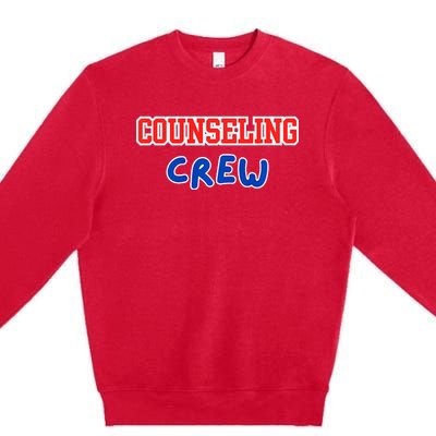 Counseling Crew Counselor Premium Premium Crewneck Sweatshirt