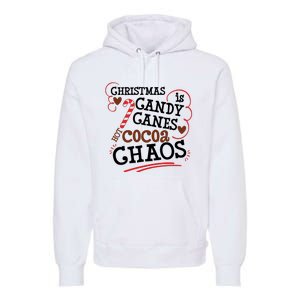 Christmas Candy Canes Premium Hoodie