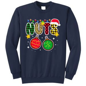 Couples Christmas Chestnuts Matching Chest And Nuts Sweatshirt