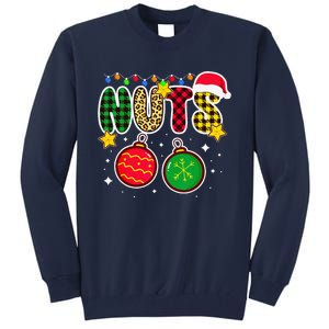 Couples Christmas Chestnuts Matching Chest And Nuts Tall Sweatshirt