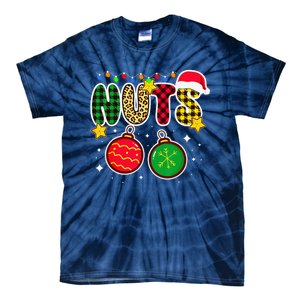 Couples Christmas Chestnuts Matching Chest And Nuts Tie-Dye T-Shirt