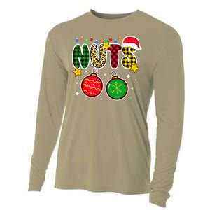 Couples Christmas Chestnuts Matching Chest And Nuts Cooling Performance Long Sleeve Crew