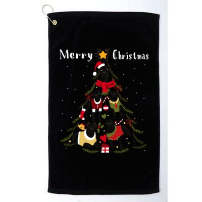 Cane Corso Christmas Tree Xmas Dog Lover Gift Platinum Collection Golf Towel