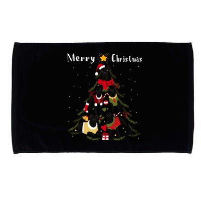 Cane Corso Christmas Tree Xmas Dog Lover Gift Microfiber Hand Towel