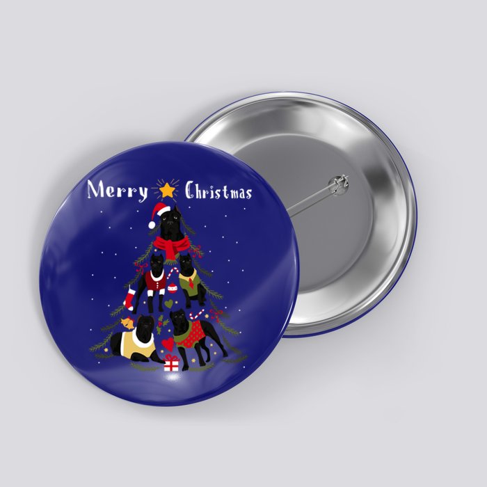 Cane Corso Christmas Tree Xmas Dog Lover Gift Button