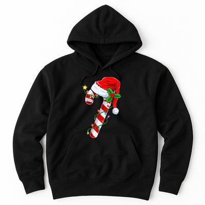 Candy Cane Crew Christmas Lights Family Matching Xmas Hoodie