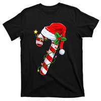 Candy Cane Crew Christmas Lights Family Matching Xmas T-Shirt