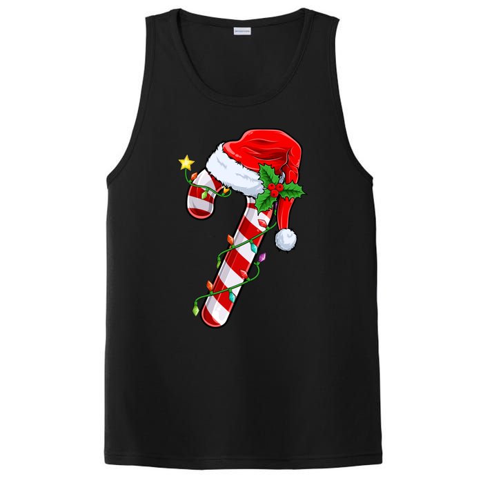 Candy Cane Crew Christmas Lights Family Matching Xmas PosiCharge Competitor Tank