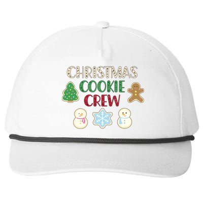 Cute Christmas Cookie Crew Baking Gift Snapback Five-Panel Rope Hat