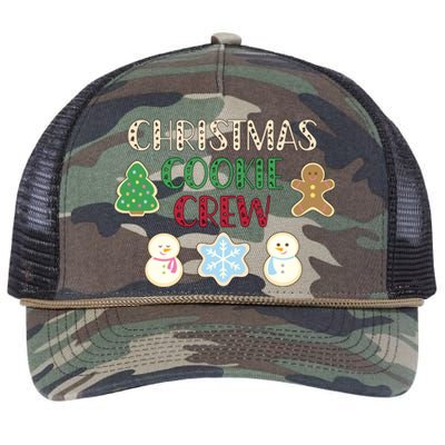 Cute Christmas Cookie Crew Baking Gift Retro Rope Trucker Hat Cap