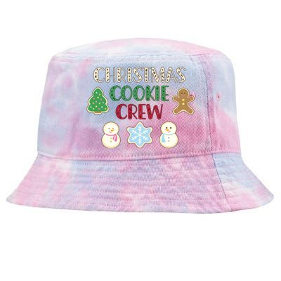 Cute Christmas Cookie Crew Baking Gift Tie-Dyed Bucket Hat