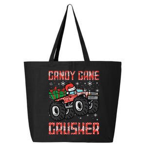 Christmas Candy Cane Crusher Xmas Monster Truck 25L Jumbo Tote