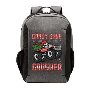 Christmas Candy Cane Crusher Xmas Monster Truck Vector Backpack