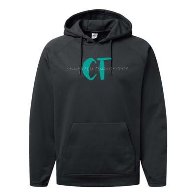 Cute CT Computed Tomography Performance Fleece Hoodie