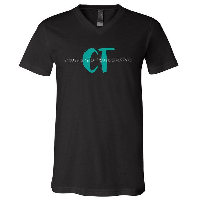 Cute CT Computed Tomography V-Neck T-Shirt