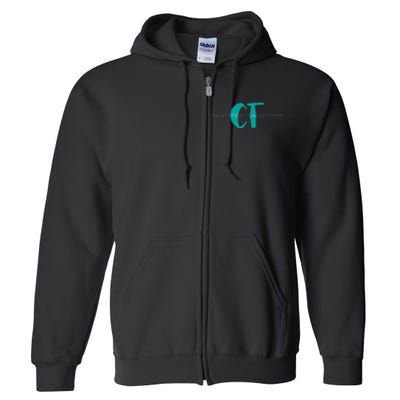 Cute CT Computed Tomography Full Zip Hoodie