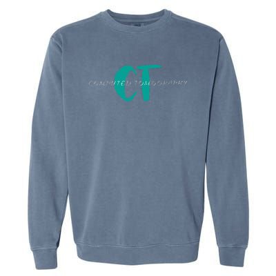 Cute CT Computed Tomography Garment-Dyed Sweatshirt